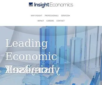 Insighteconomics.com(Leading Economic Analysis and Expert Witness Testimony) Screenshot