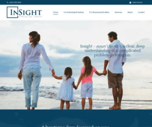 Insightfg.com(Insight Financial Group) Screenshot