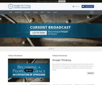 Insightforliving.org.uk(The Bible Teaching Ministry of Pastor Charles R) Screenshot