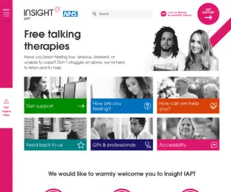 Insightiapt.org(Insight IAPT) Screenshot