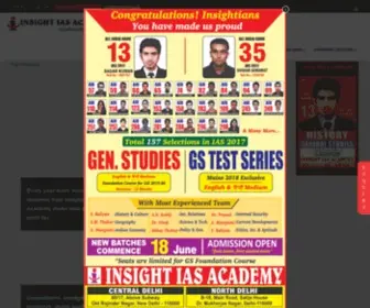 Insightiasacademy.com(Insight Academy) Screenshot