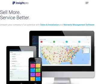 Insightpro.com(InsightPro Sales and Warranty Software) Screenshot