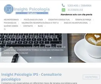 Insightpsicologia.net(▷ Insight Psicología IPS) Screenshot