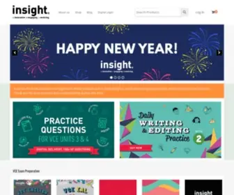 Insightpublications.com.au(English Resources for Students and Teachers) Screenshot