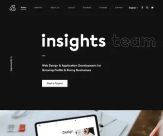 Insights.is(Web Design) Screenshot