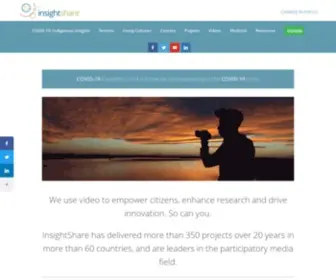 Insightshare.org(Welcome) Screenshot