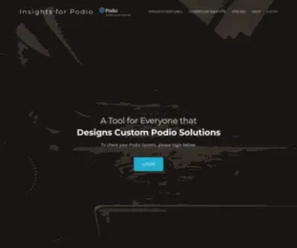 Insightspod.io(Insights for Podio) Screenshot