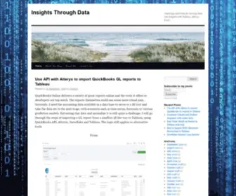 Insightsthroughdata.com(Insights Through Data) Screenshot