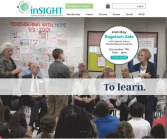 Insightthroughedu.org(InSIGHT Through Education) Screenshot