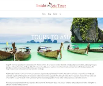 Insighttoasia.com(Thailand Tours) Screenshot