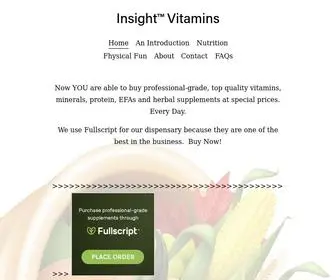 Insightvitamins.com(Insight) Screenshot