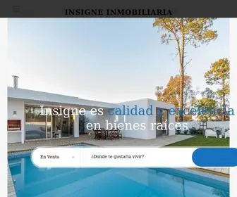 Insigneinmobiliaria.com(Insigne Inmobiliaria) Screenshot