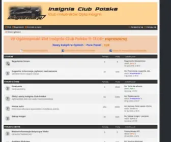 Insignia-Club.pl(Wykaz forów) Screenshot