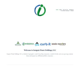 Insigniawaste.com(Insignia Waste Holdings) Screenshot