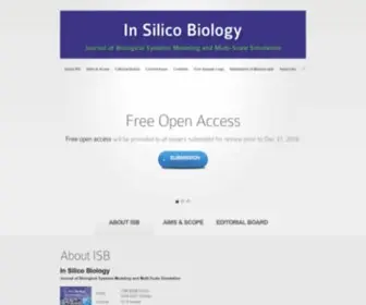 Insilicobiologyjournal.com(In Silico Biology) Screenshot