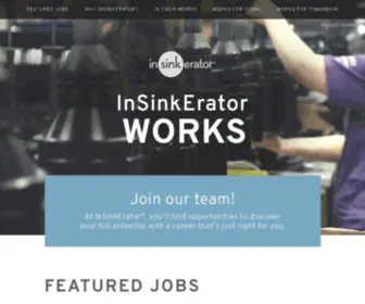 Insinkeratorworks.com(InSinkErator Works) Screenshot