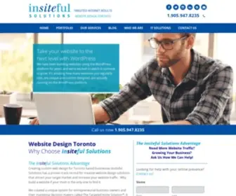 Insitefulweb.com(Website Design Markham & Toronto by Insiteful Solutions Web Design Markham) Screenshot