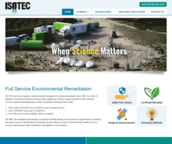 Insituoxidation.com(Injection &amp; Site Services Environmental Remediat) Screenshot