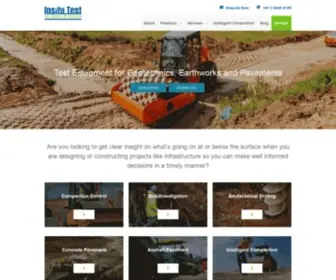 Insitutest.com.au(Construction Materials Testing (CMT)) Screenshot