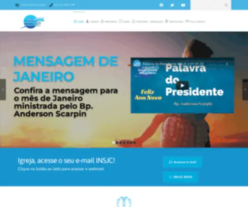 INSJC.com.br(Igreja de Nosso Senhor Jesus Cristo) Screenshot