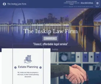 Inskiplaw.com(The Inksip Law Firm) Screenshot