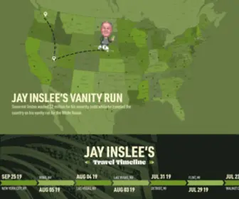 Insleesegotrip.com(Jay Inslee's Vanity Run) Screenshot