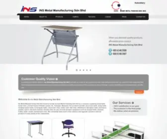 Insmetal.com.my(Ins Metal Manufacturing Sdn Bhd formerly known as Isan Metal Finishing Sdn Bhd) Screenshot