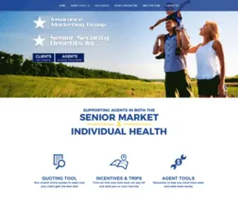 INSMG.com(Senior Security Benefits and Insurance Marketing Group) Screenshot