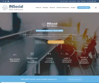 Insocialra.com(INSocial Risk Advisors) Screenshot