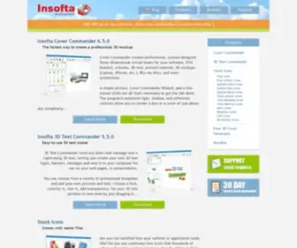 Insofta.com(Design software and stock icons) Screenshot