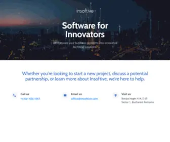 Insoftive.com(Software for Innovators) Screenshot