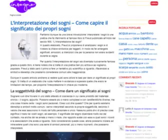 Insogno.com(L’interpretazione dei sogni) Screenshot