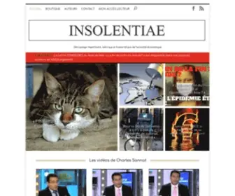 Insolentiae.com(Accueil) Screenshot