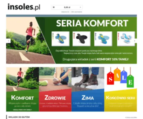 Insoles.pl(Wkładki i akcesoria do butów) Screenshot