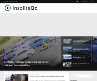 Insoliteqc.com(Voyez les vidéos du moment avant qu'elles ne deviennent virales) Screenshot