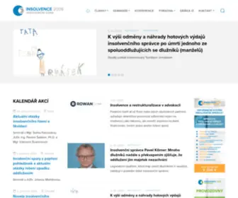 Insolvencnizona.cz(Insolvenční) Screenshot