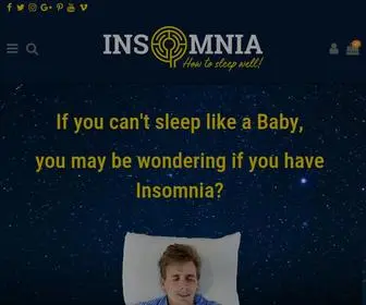 Insomnia-Howtosleepwell.com(How to Sleep Well) Screenshot