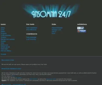 Insomnia247.nl(Insomnia 24/7) Screenshot