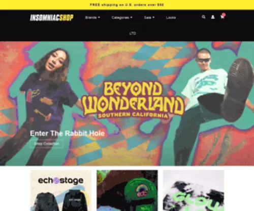 Insomniacshop.com(Insomniac Shop) Screenshot