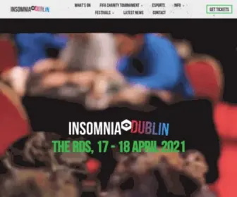 Insomniagamingdublin.ie(Landing Zone) Screenshot