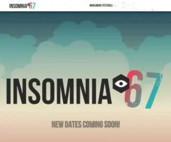 Insomniagamingfestival.com(The UK's Biggest Gaming Festival) Screenshot