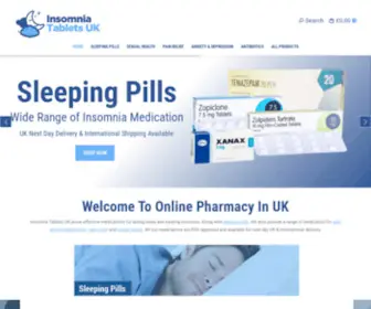 Insomniatabletsuk.com(Buy sleeping tablets online) Screenshot