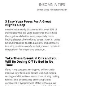 Insomniatips.win(Insomnia Tips) Screenshot