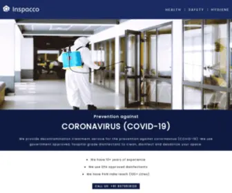 Inspacco.com(One stop solution for Facility Improvement and Maintenance services for Residential Societies Commercial Spaces in India) Screenshot
