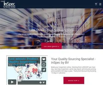 Inspec-BV.com(Quality Control & Sourcing Specialist) Screenshot
