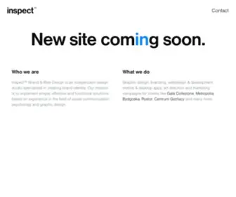 Inspect.pl(Brand & Web Design) Screenshot