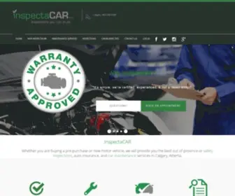 Inspectacar.ca(The best vechicle inspections and car maintenance in the industry) Screenshot