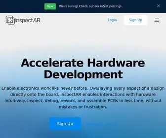 Inspectar.com(InspectAR Augmented Reality PCB Tools) Screenshot