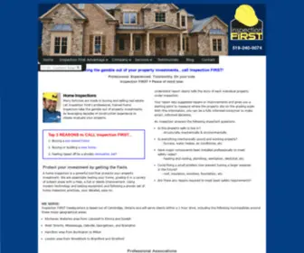 Inspectionfirst.com(Inspection FIRST) Screenshot