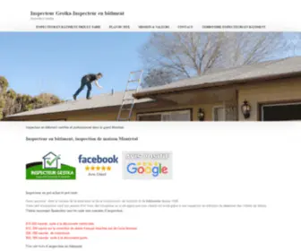 Inspectionmaison.org(Inspecteurs en bâtiment au Québec) Screenshot